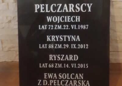 piaskowane litery Kraków