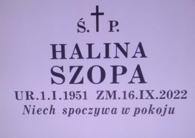 litery nagrobkowe kraków